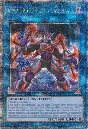 Xtra HERO Cross Crusader (Quarter Century Secret Rare) — Quarter Century Stampede
