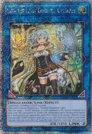 Lyna the Light Charmer, Lustrous (Quarter Century Secret Rare) — Quarter Century Stampede