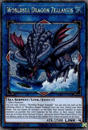 Worldsea Dragon Zealantis (Quarter Century Secret Rare) — Quarter Century Stampede