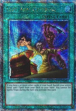 Left Arm Offering (Quarter Century Secret Rare) — Quarter Century Stampede