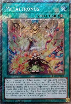 Metaltronus (Platinum Secret Rare) — Quarter Century Stampede