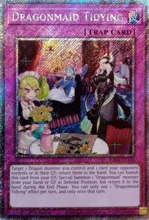 Dragonmaid Tidying (Platinum Secret Rare) — Quarter Century Stampede