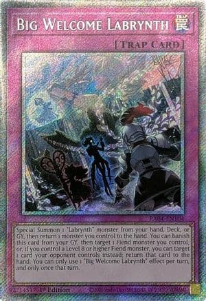 Big Welcome Labrynth (Platinum Secret Rare) — Quarter Century Stampede