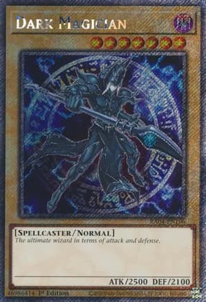 Dark Magician (7th Art) (Platinum Secret Rare) — Quarter Century Stampede
