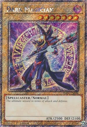 Dark Magician (8th Art) (Platinum Secret Rare) — Quarter Century Stampede