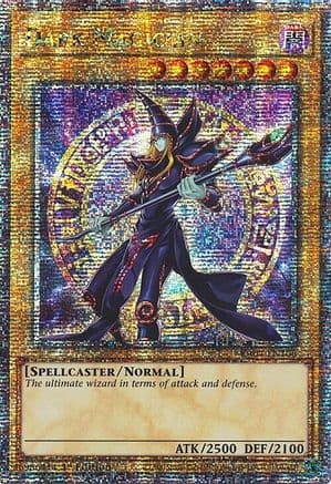 Dark Magician (8th Art) (Quarter Century Secret Rare) — Quarter Century Stampede