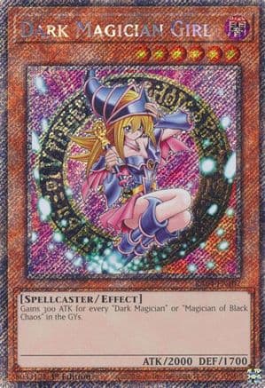 Dark Magician Girl (3rd Art) (Platinum Secret Rare) — Quarter Century Stampede