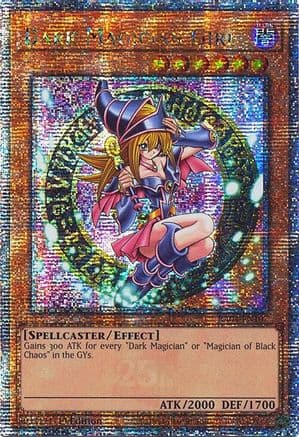 Dark Magician Girl (3rd Art) (Quarter Century Secret Rare) — Quarter Century Stampede