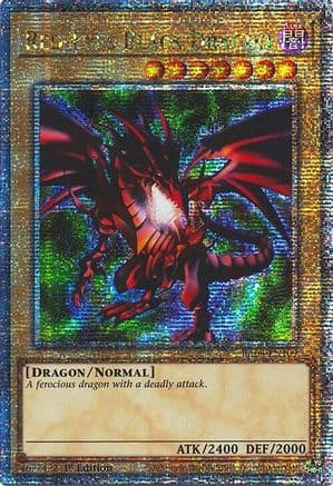 Red-Eyes Black Dragon (4th Art) (Quarter Century Secret Rare) — Quarter Century Stampede