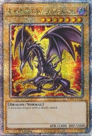 Red-Eyes Black Dragon (7th Art) (Quarter Century Secret Rare) — Quarter Century Stampede