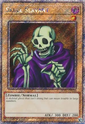 Skull Servant (Platinum Secret Rare) — Quarter Century Stampede
