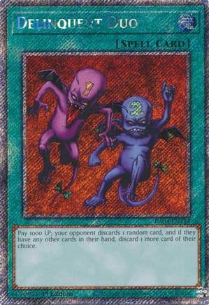 Delinquent Duo (Platinum Secret Rare) — Quarter Century Stampede