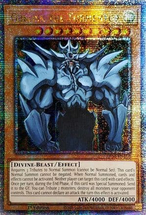 Obelisk the Tormentor (Quarter Century Secret Rare) — Quarter Century Stampede