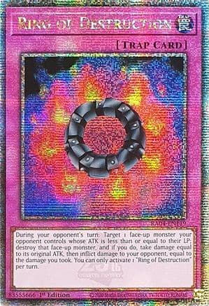 Ring of Destruction (Quarter Century Secret Rare) — Quarter Century Stampede