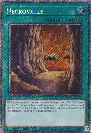 Necrovalley (Platinum Secret Rare) — Quarter Century Stampede