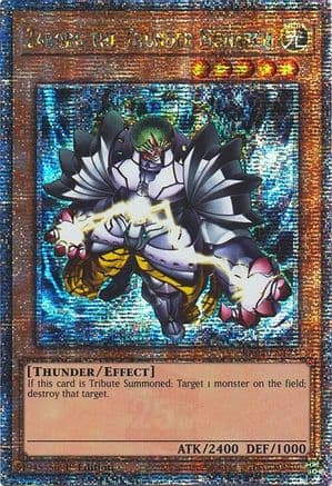 Zaborg the Thunder Monarch (Quarter Century Secret Rare) — Quarter Century Stampede
