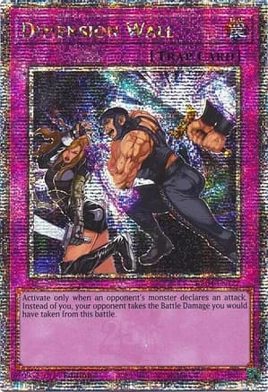Dimension Wall (Quarter Century Secret Rare) — Quarter Century Stampede