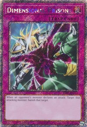 Dimensional Prison (Platinum Secret Rare) — Quarter Century Stampede