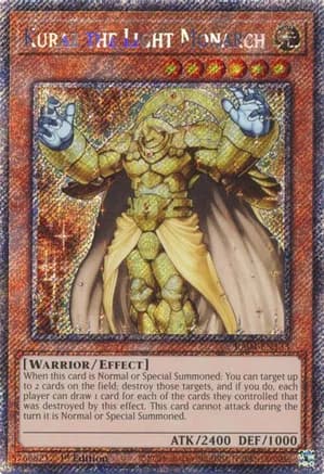 Kuraz the Light Monarch (Platinum Secret Rare) — Quarter Century Stampede