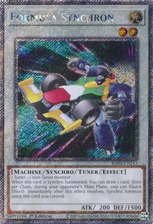 Formula Synchron (Platinum Secret Rare) — Quarter Century Stampede
