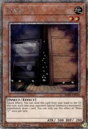 Maxx "C" (Platinum Secret Rare) — Quarter Century Stampede