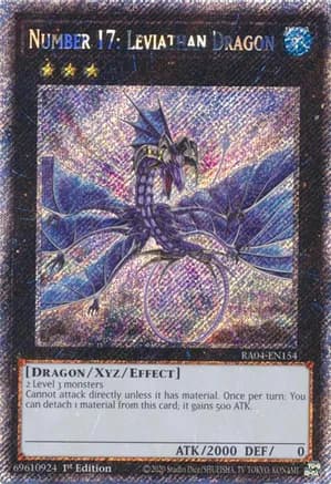 Number 17: Leviathan Dragon (Platinum Secret Rare) — Quarter Century Stampede