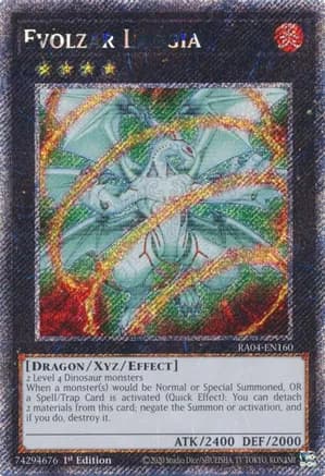 Evolzar Laggia (Platinum Secret Rare) — Quarter Century Stampede