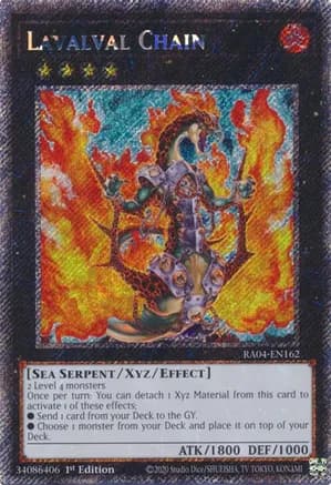Lavalval Chain (Platinum Secret Rare) — Quarter Century Stampede