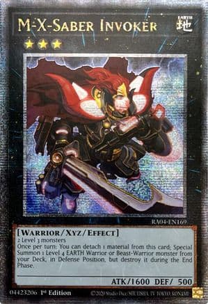 M-X-Saber Invoker (Quarter Century Secret Rare) — Quarter Century Stampede
