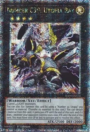 Number C39: Utopia Ray (Quarter Century Secret Rare) — Quarter Century Stampede