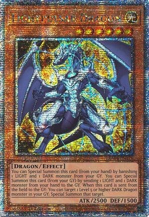 Lightpulsar Dragon (Quarter Century Secret Rare) — Quarter Century Stampede