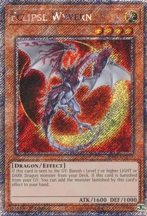 Eclipse Wyvern (Platinum Secret Rare) — Quarter Century Stampede