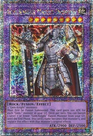 Gem-Knight Master Diamond (Quarter Century Secret Rare) — Quarter Century Stampede