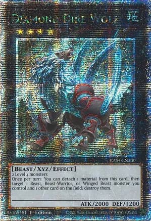 Diamond Dire Wolf (Quarter Century Secret Rare) — Quarter Century Stampede