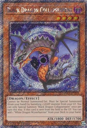 Black Dragon Collapserpent (Platinum Secret Rare) — Quarter Century Stampede