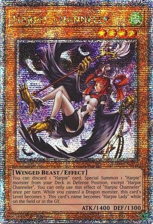 Harpie Channeler (Quarter Century Secret Rare) — Quarter Century Stampede