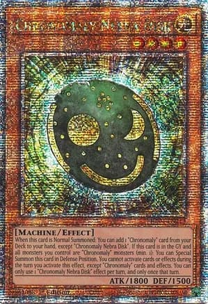 Chronomaly Nebra Disk (Quarter Century Secret Rare) — Quarter Century Stampede
