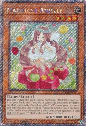 Madolche Anjelly (Platinum Secret Rare) — Quarter Century Stampede