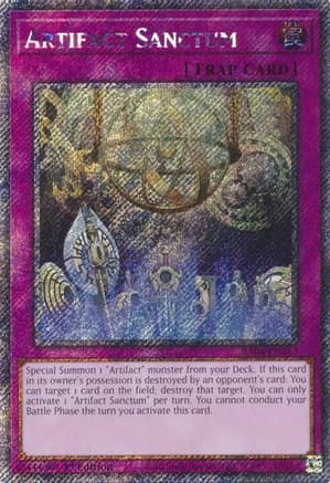 Artifact Sanctum (Platinum Secret Rare) — Quarter Century Stampede