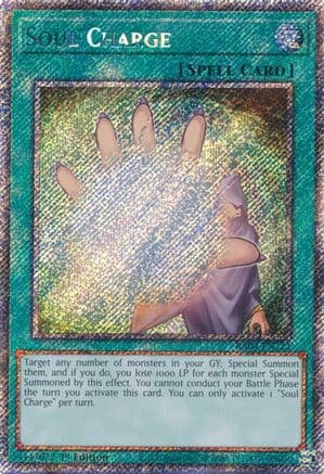 Soul Charge (Platinum Secret Rare) — Quarter Century Stampede