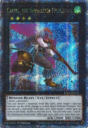 Castel, the Skyblaster Musketeer (Quarter Century Secret Rare) — Quarter Century Stampede