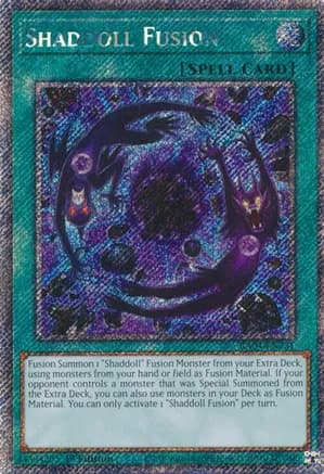 Shaddoll Fusion (Platinum Secret Rare) — Quarter Century Stampede