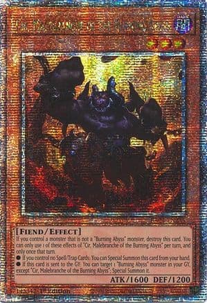 Cir, Malebranche of the Burning Abyss (Quarter Century Secret Rare) — Quarter Century Stampede