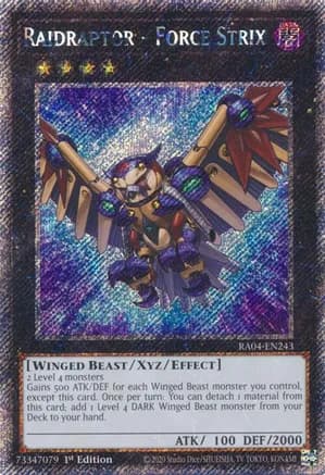 Raidraptor - Force Strix (Platinum Secret Rare) — Quarter Century Stampede