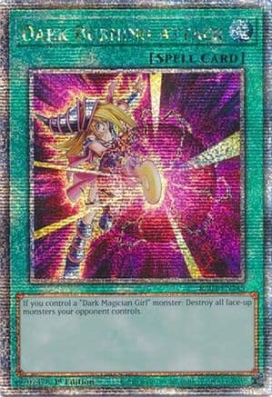 Dark Burning Attack (Quarter Century Secret Rare) — Quarter Century Stampede