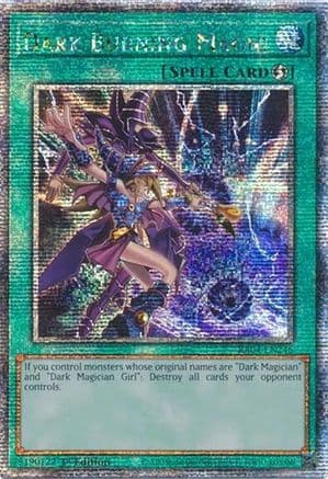 Dark Burning Magic (Quarter Century Secret Rare) — Quarter Century Stampede