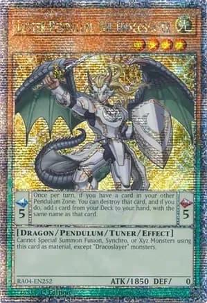 Luster Pendulum, the Dracoslayer (Quarter Century Secret Rare) — Quarter Century Stampede