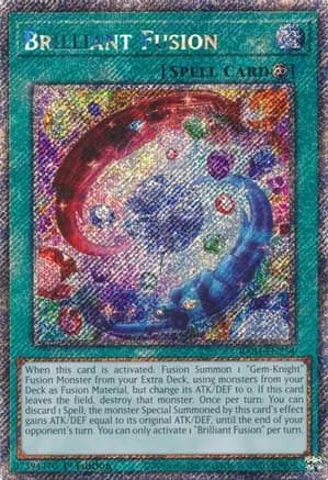 Brilliant Fusion (Platinum Secret Rare) — Quarter Century Stampede