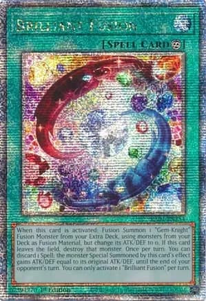 Brilliant Fusion (Quarter Century Secret Rare) — Quarter Century Stampede