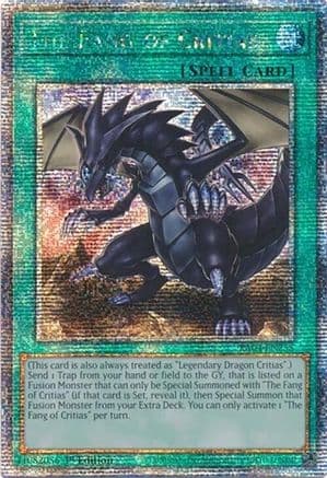 The Fang of Critias (Quarter Century Secret Rare) — Quarter Century Stampede